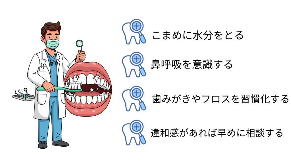 マスク生活でもできる簡単な口臭や歯周病対策